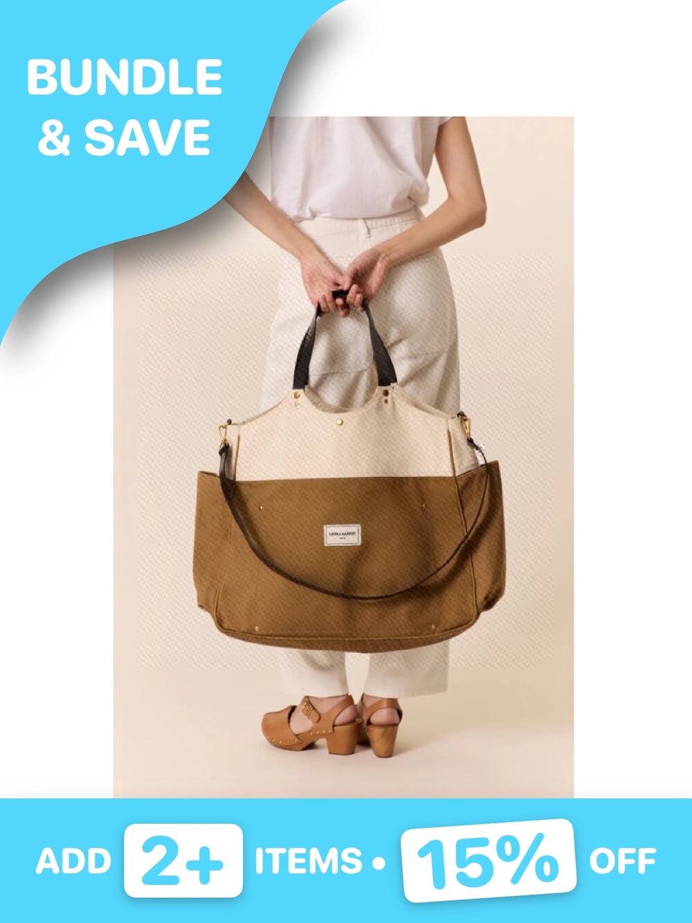Leon & Harper Anouk PLN Bag Havana XXL
